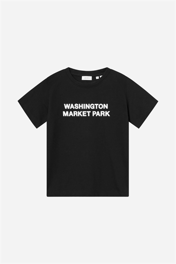 Les Deux Washington T-shirt - Svart / Ljus elfenben